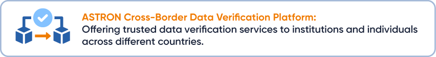 ASTRON Cross-Border Data Verification Platform